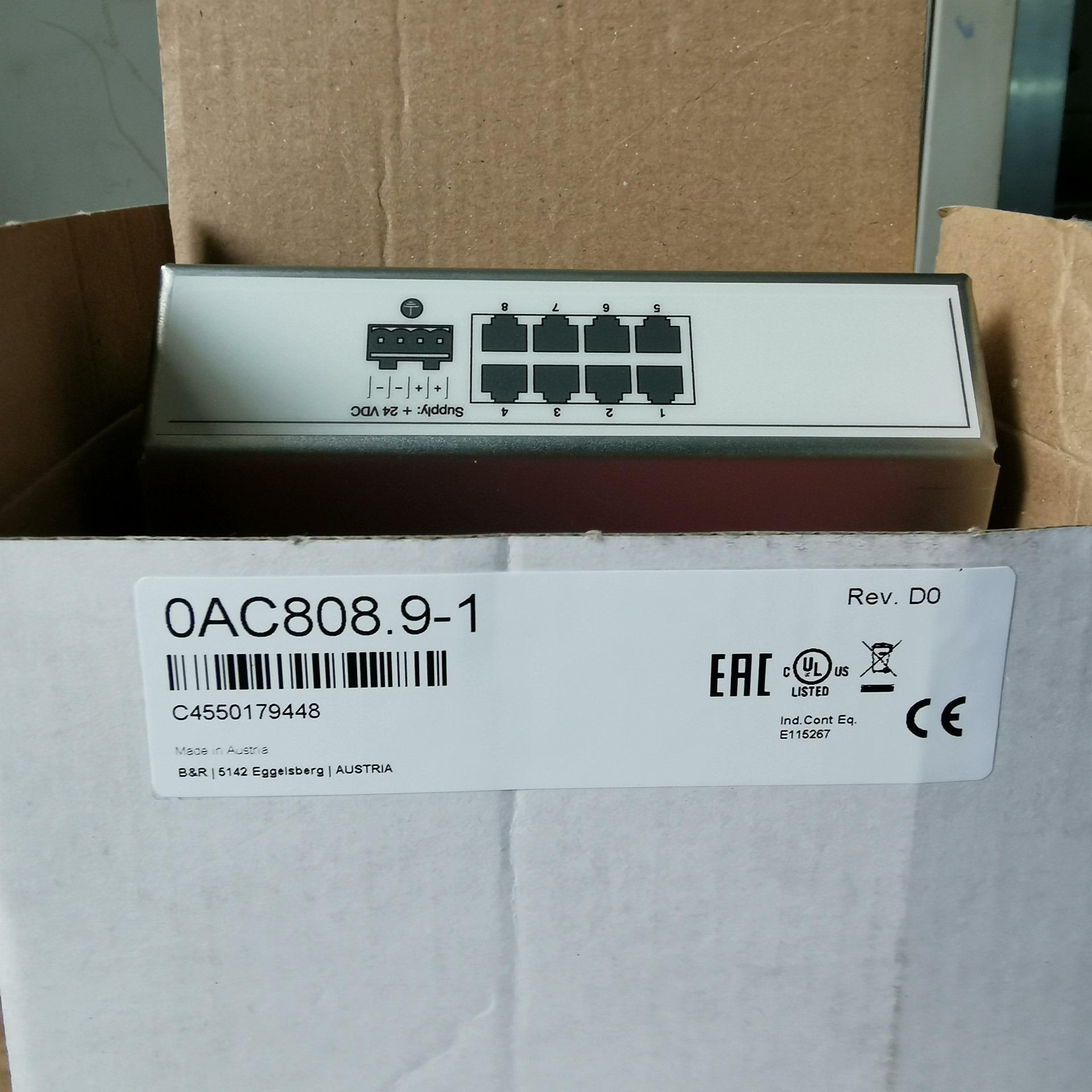 贝加莱集线器 0AC808.9-1 从上市工厂来全新备