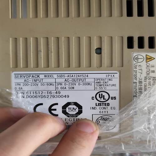（设备配件）SGDS-A5A12AY524安川驱动器功能包好，质保3个月