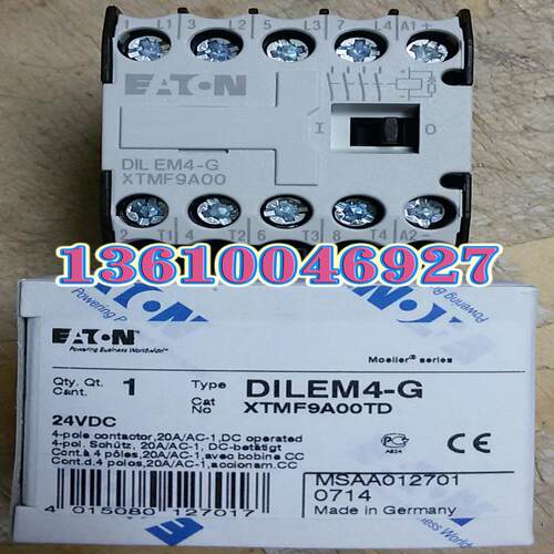 EATON MOELLER DILEM4-G(24VDC) 小型接触器议价