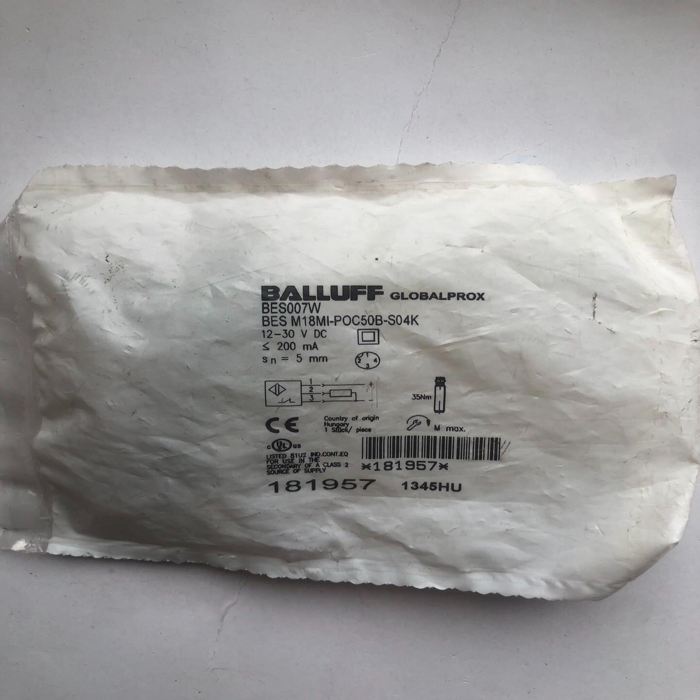 BALLUFF巴鲁夫接近开关BES007W BES008L