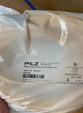 PILZ线缆540340 PSEN cable M12-8sf M12-8sm， 2m议价