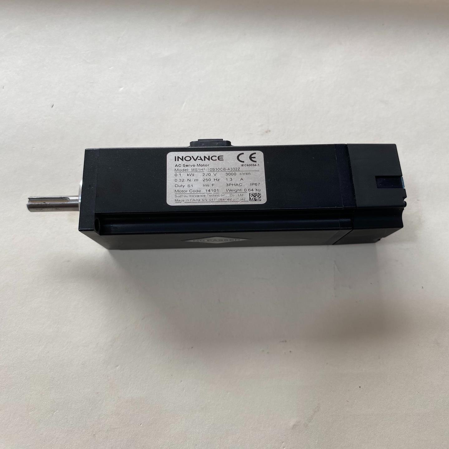 （设备配件）汇川伺服电机MS1H1-10B30CB-A332Z 工程余料