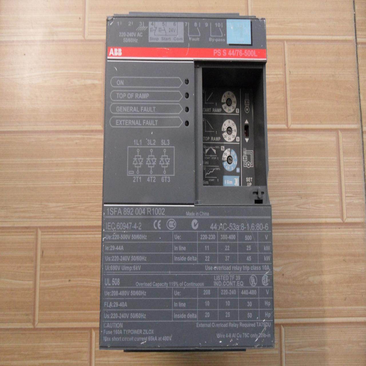 ABB软启动器22KW PSS44/76-500L软启动开关