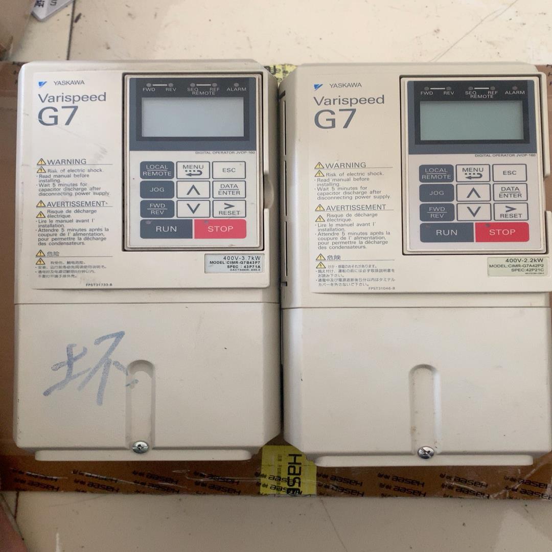 安川Ｇ7系列 cimr-g7a42p2。 3.7kw的当配