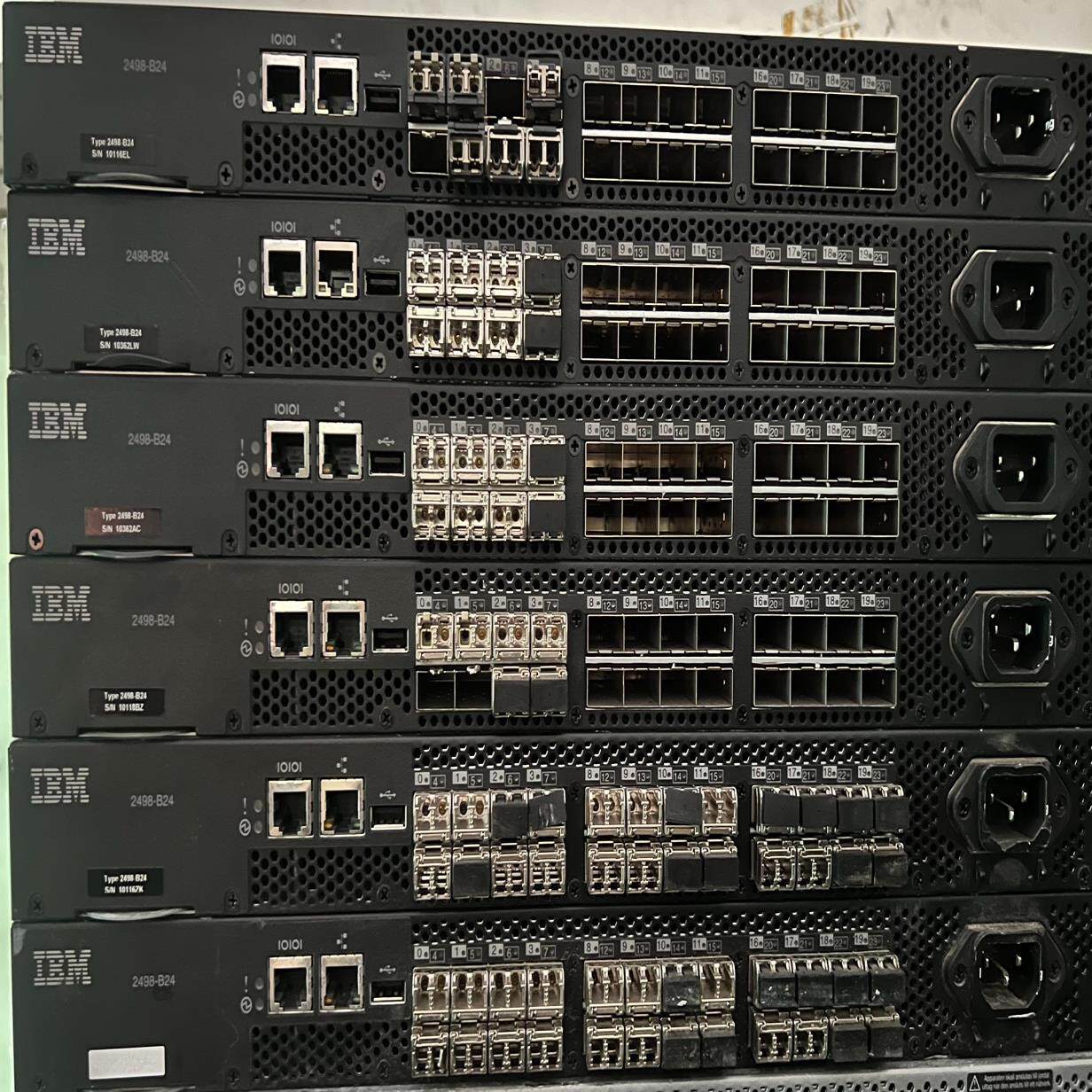 IBM 2498-B24 光纤交换机 支持8口/16口24口