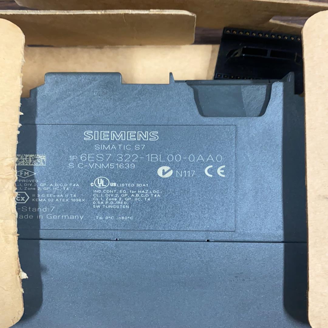 全新西门子模块6ES7 322-1BL00-0AA0 外盒标