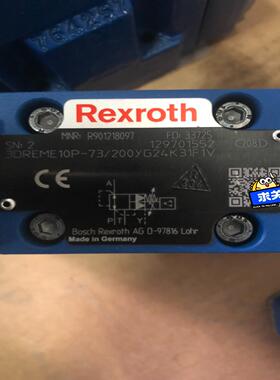 力士乐比例阀R901218097  3DREME10P-73