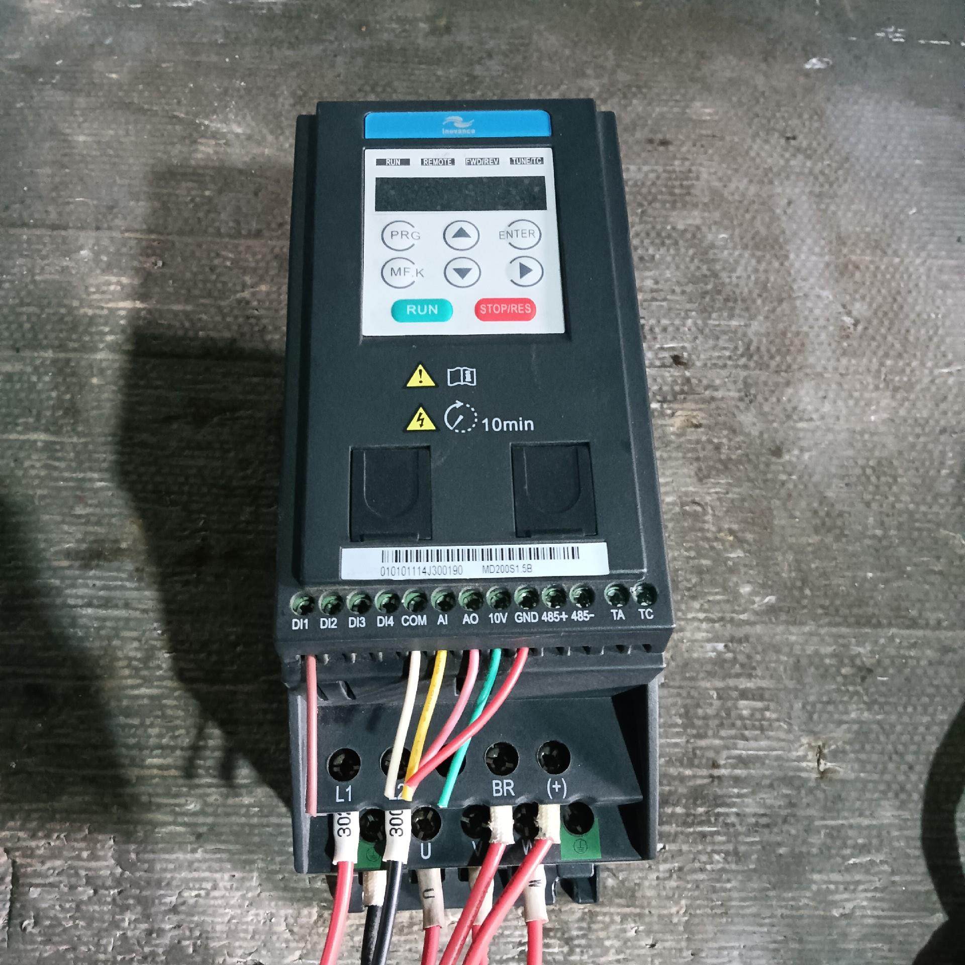 （设备配件）汇川变频器 1.5KW MD200S1.5B 拆机一台 成色