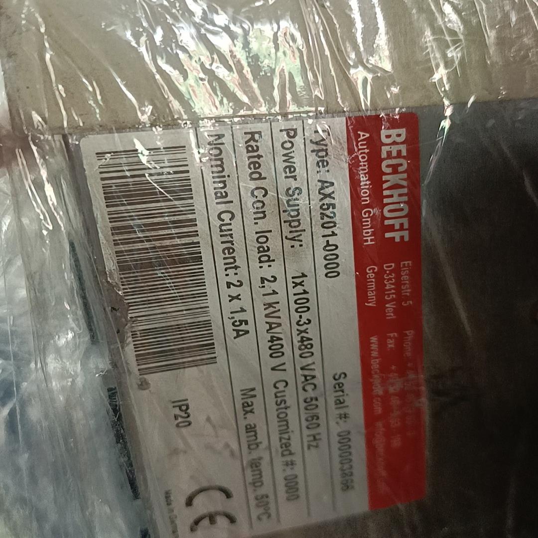 BECKH0FF倍福驱动器AX5201-0000 现货议价销