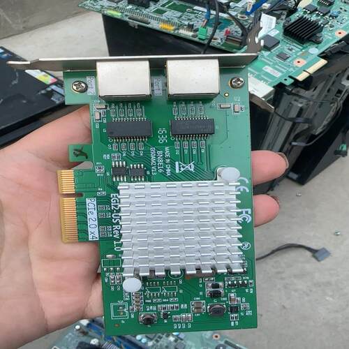 I350-T2V2 双口千兆电口网卡，现货，成色如图，有