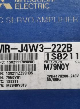 【工控自动化】三菱驱动器MR-J4W3-222B包装配件齐全议价议价