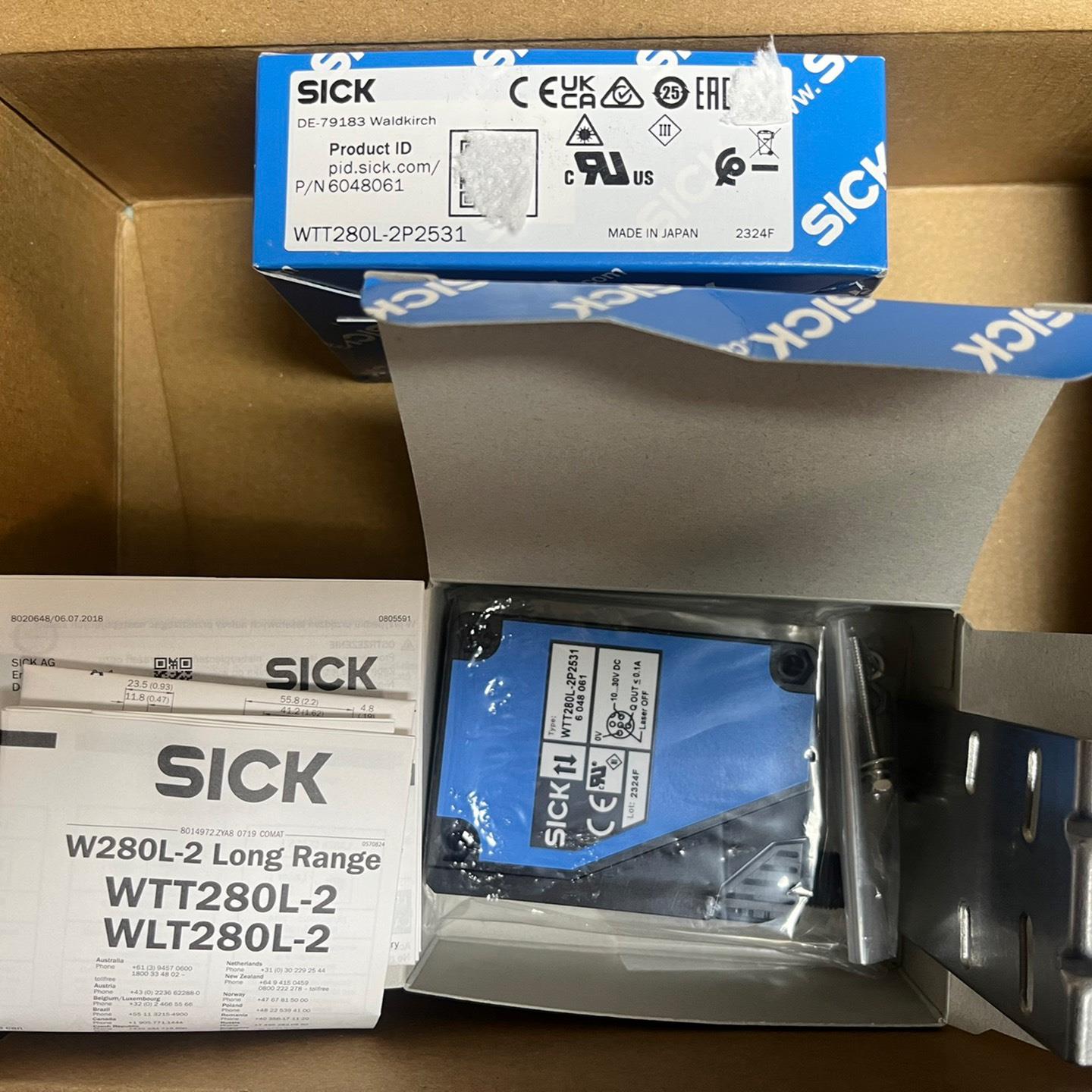 WTT280L-2P2531漫反射光电开关SICK西克全新原