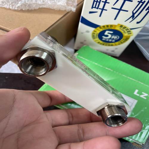 气体可调流量计LZT-6T 面板式空气流量计 4-40LPM