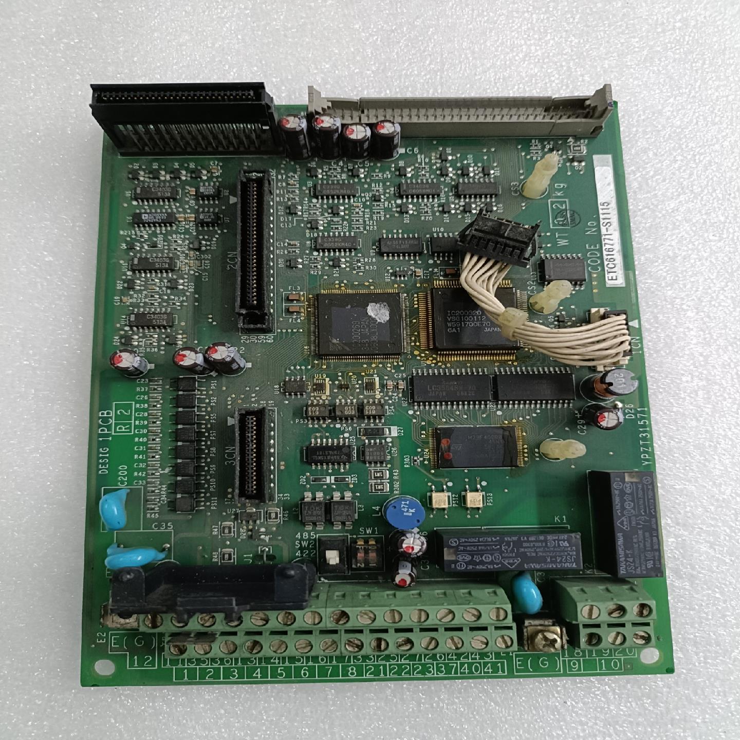 （设备配件）拆机安川变频器ETC616771-S1115主板YPHT31