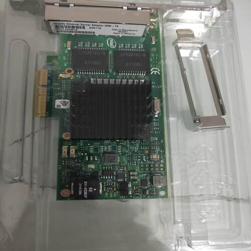 （设备配件）INTELi350芯片 I350-T4 四口千兆网卡 PCI