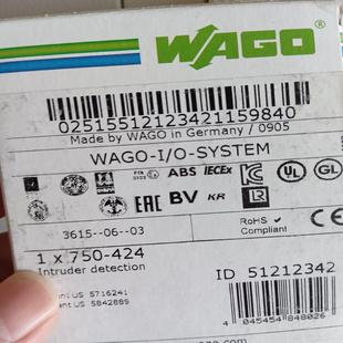 1415 750 424 万可模块wago750