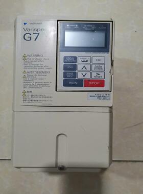 [德峰]拆机安川G7变频器CIMR-G7A43P7，3.7KW，成色