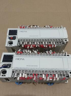 两台禾川plc,型号HCA2-24X16YR-A,