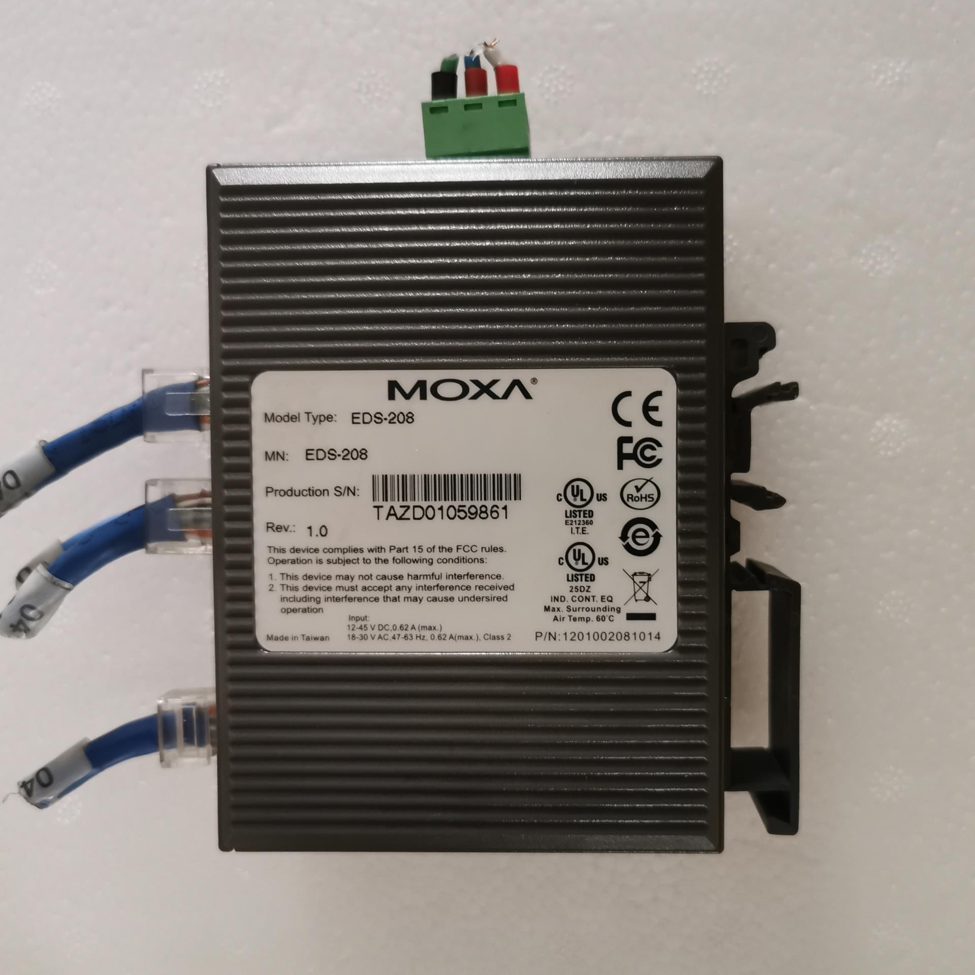 MOXA EDS-208 8口非网管交换机