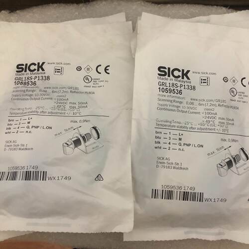 全新包装德国SICK西克GR18S-P1338货号10595