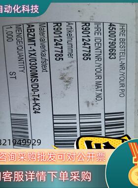 现货Rexroth力士乐温度传感器ABZMT-1X/0300M