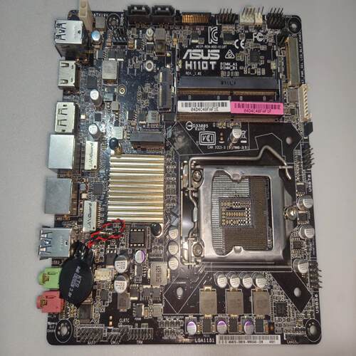 [德峰]！，接口请仔细ddr4主板网口H110T阅图双千兆华硕一体机