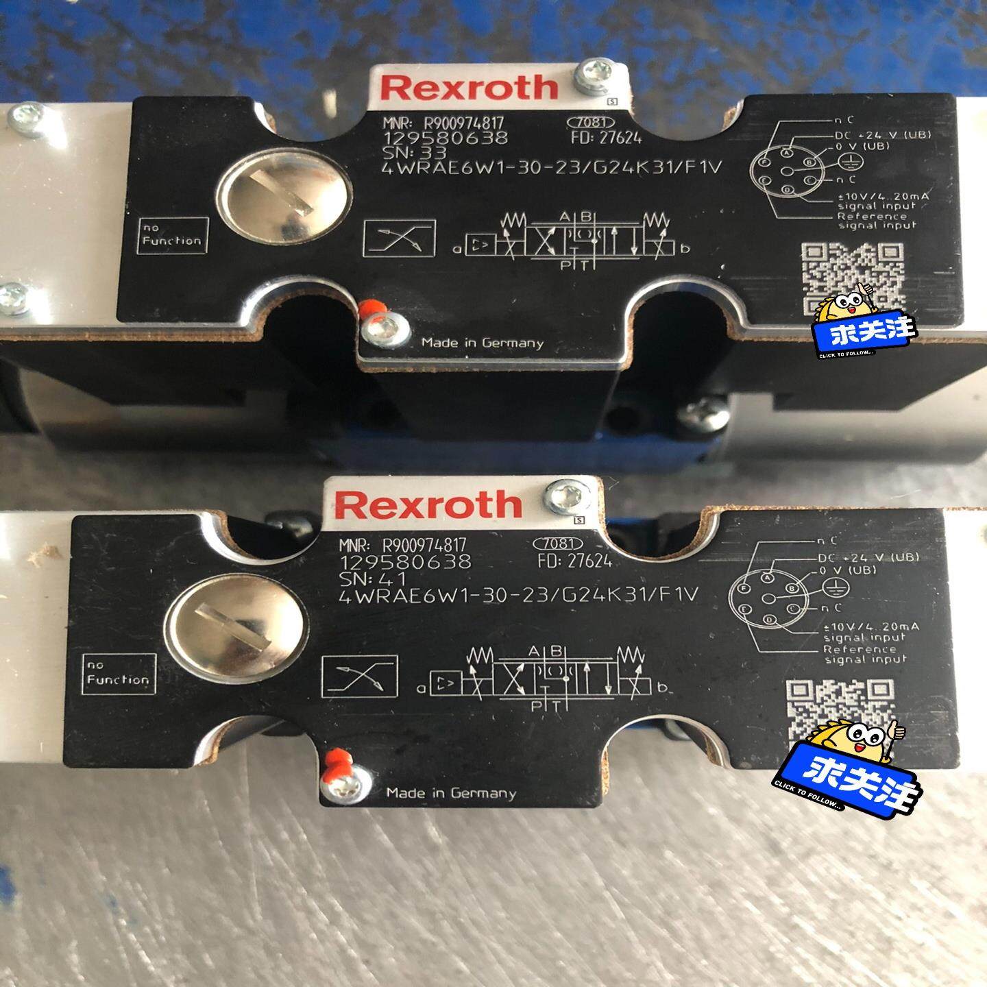 力士乐R900974817 4WRAE6W1-30-23/G