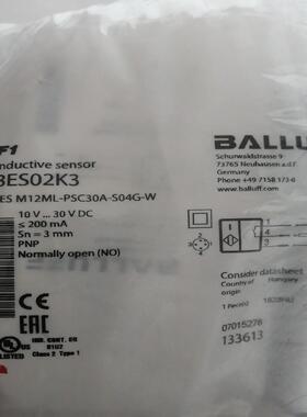 原装BALLUFF巴鲁夫 BES02K3 BES M12ML