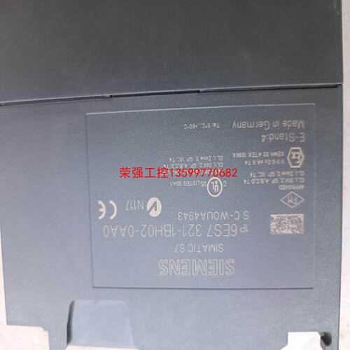【荣强工控】西门子模块321-1BH02-0AA0 16DI,二手模块，