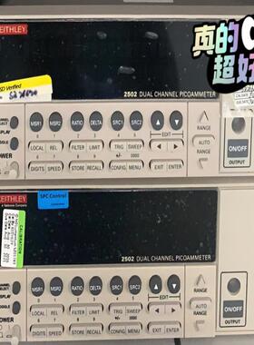 【工控自动化】吉时利 keithley 2502，双通道皮安表。多台，议价