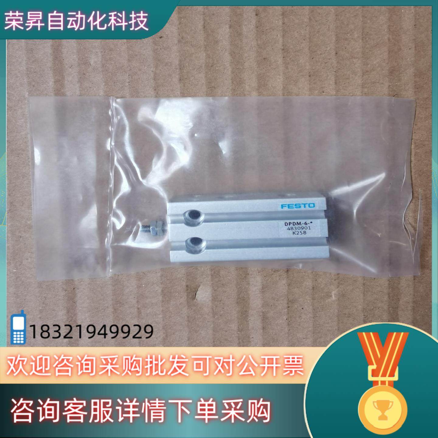 现货FESTO/费斯托紧凑气缸DPDM6-10-PA  4830