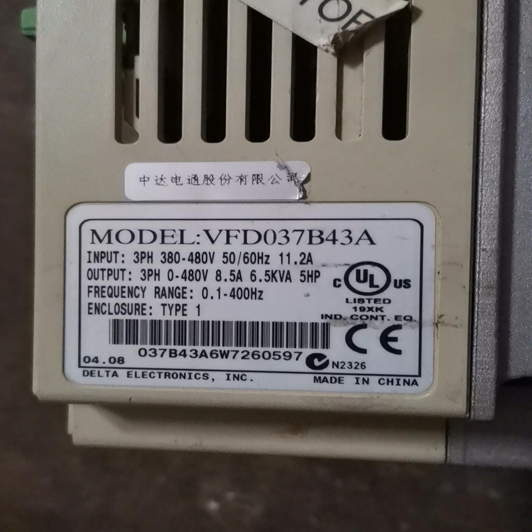 （设备配件）VFD037B43A