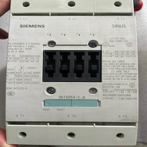 （设备配件）西门子接触器  3RT5054-1AP36    160A
