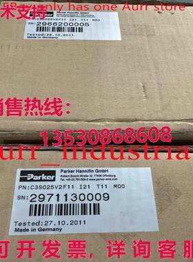 原装供应PARKER 2966200005 C3S025V2F11 I21 T11 M00 伺服驱动器