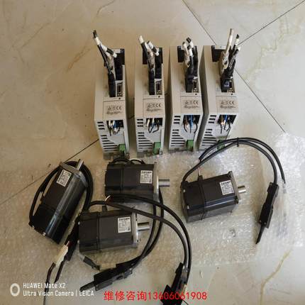 （请询价）二手伺服电机驱动器  HC-KFS43+MR-J2S-4议价