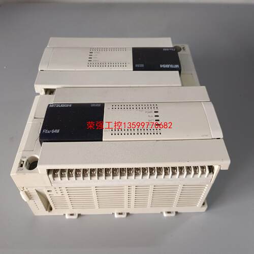 【荣强工控】PLC三菱二手拆机 FX3U-64MR/ES-A 实物拍摄，
