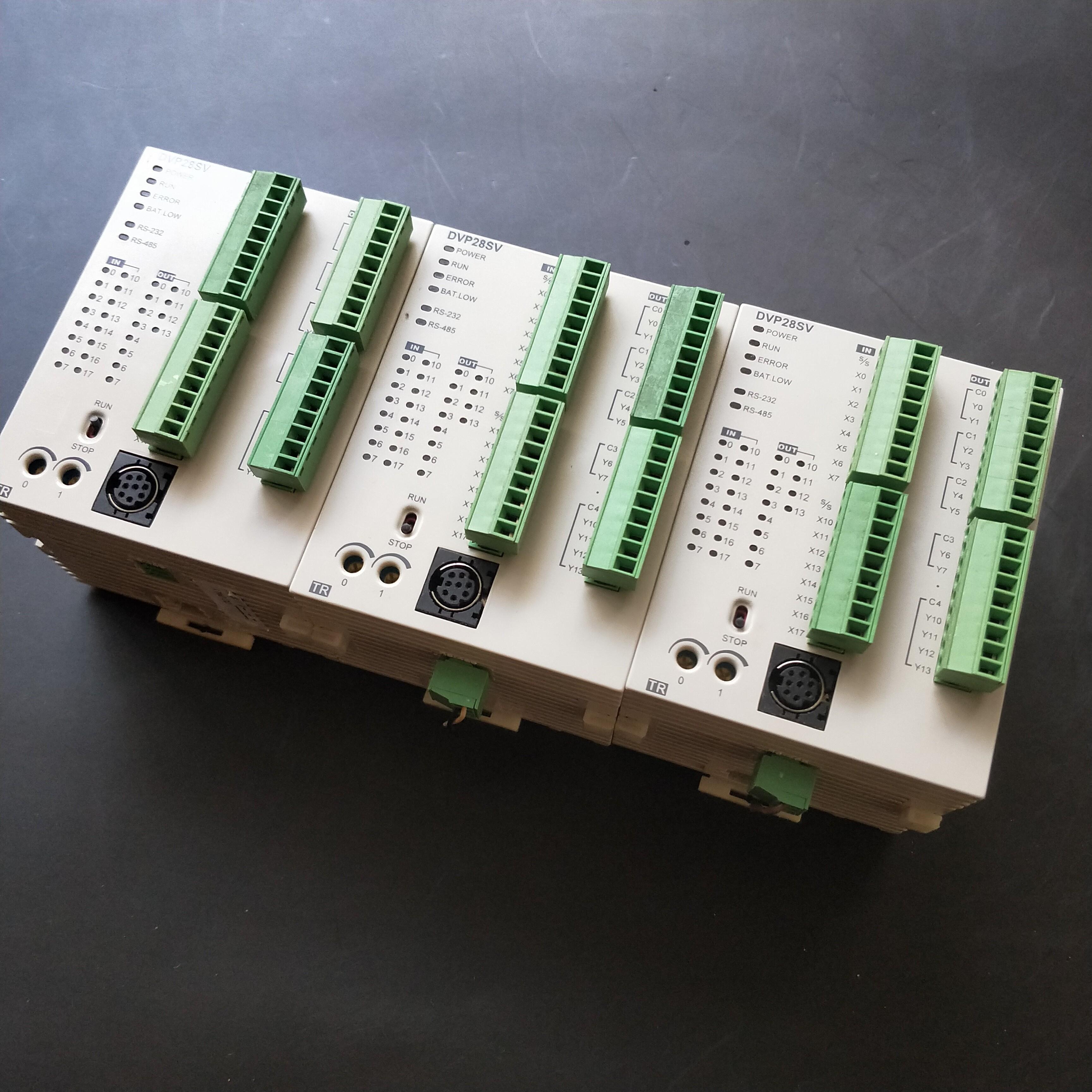 DVP28SV11T DVP28SV11R台达PLC 拆