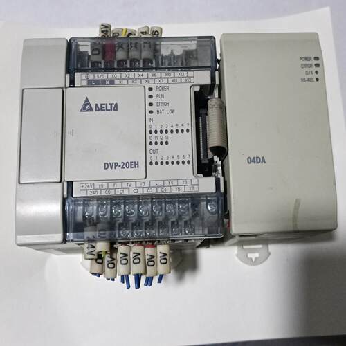 [德峰]台达20DVP拓展EH00R3--dvp04dah3拆机成带