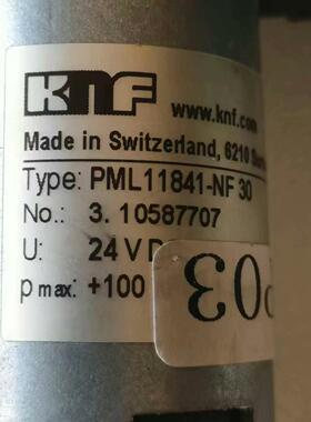 KNF一PML11841-NF30 ，24V 100Kp