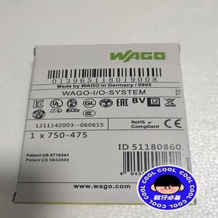 WAGO全新万可模块750－475 议价