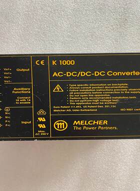 （设备配件）MELCHER  LK1601电源模块9U--R16283.