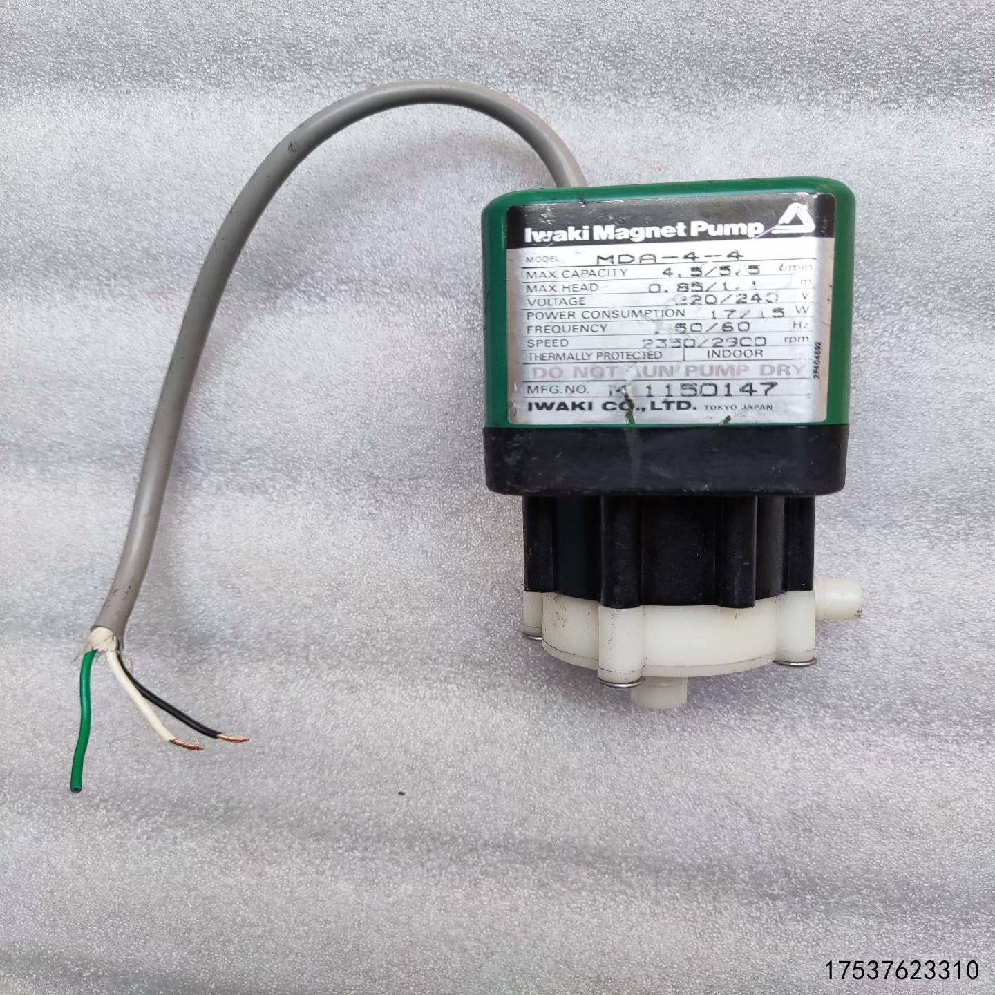 议价议价拆机Iwaki交流循环水泵/化工泵MDA-4-4 220/2