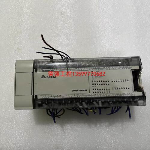 【荣强工控】DVP48EH00R3二手拆机台达PLC主机实物图拍摄，功能