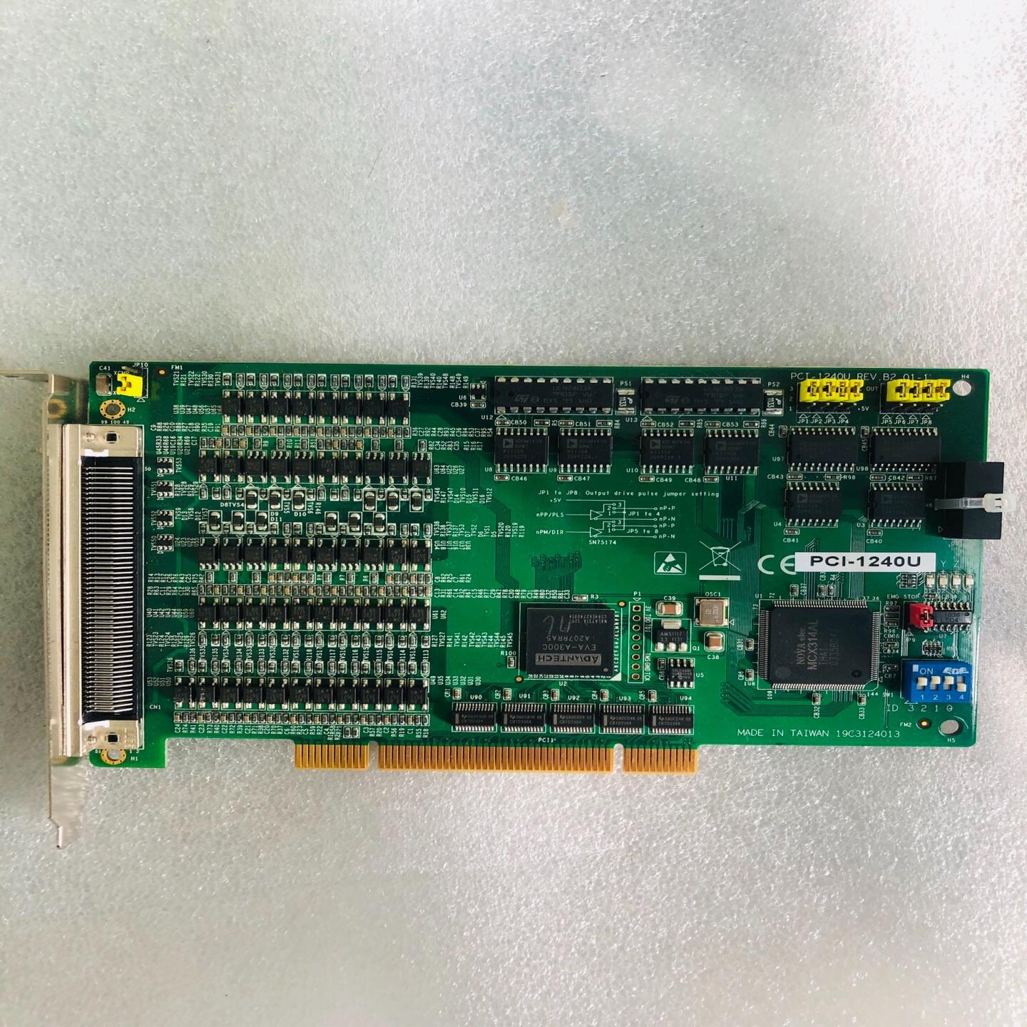 研华 PCI-1240U REV.B2 4轴步进/脉冲伺服电