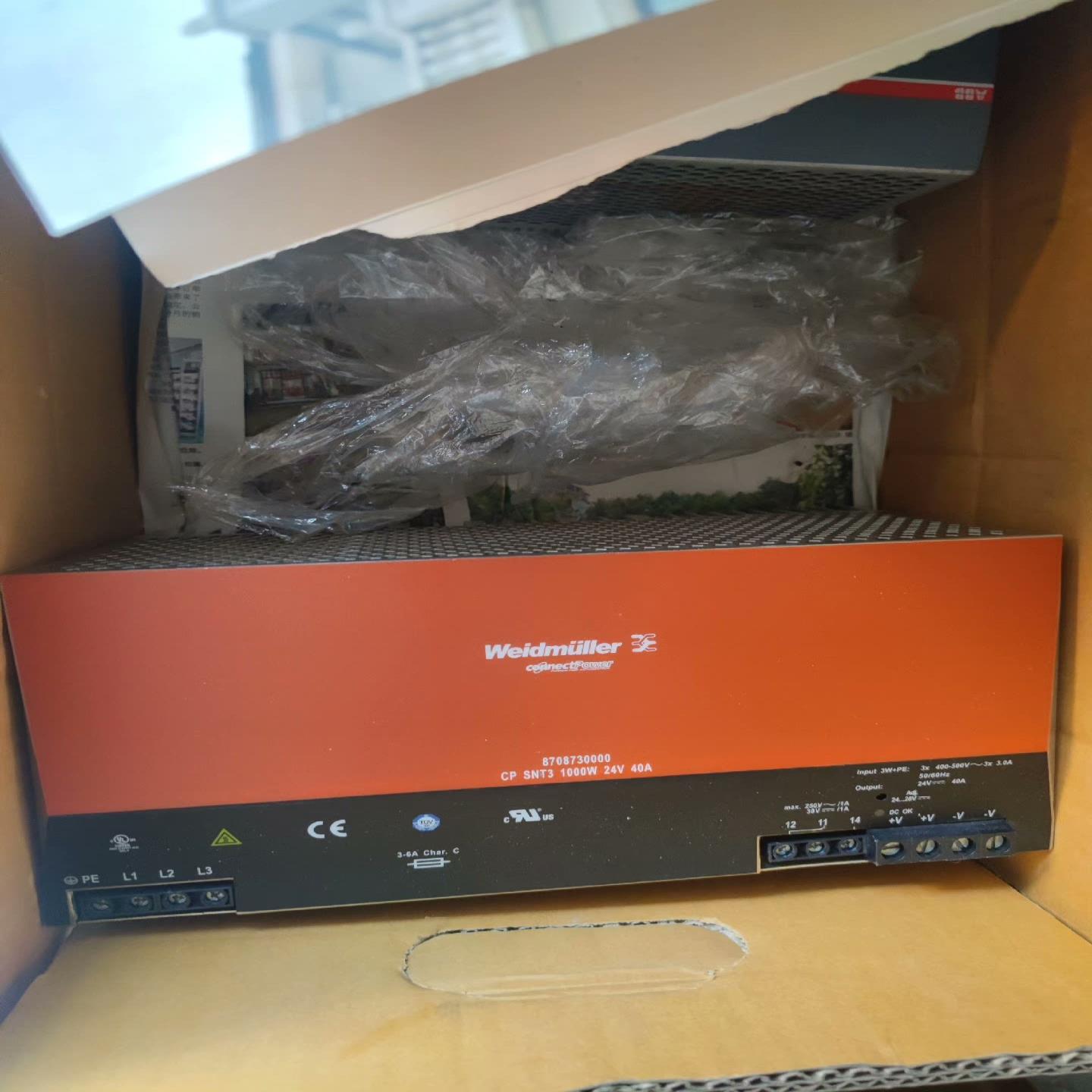 原装正品魏德米勒开关电源，8708730000 CP SNT