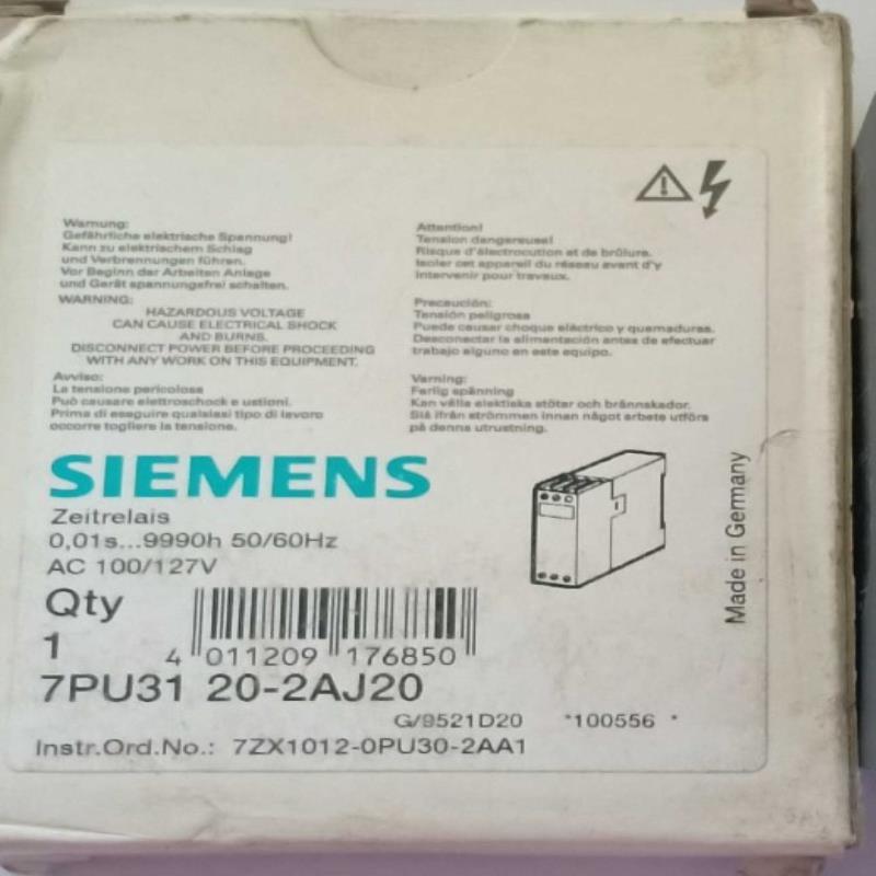 7PU3120-2AJ20 AC100-124V时间继电器定时器议价