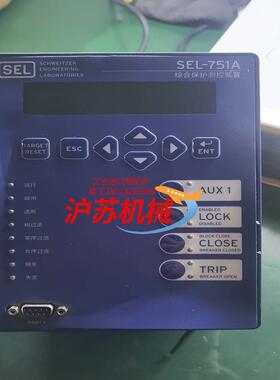 SEL-751A综合保护测控装置  通电就图片上这样