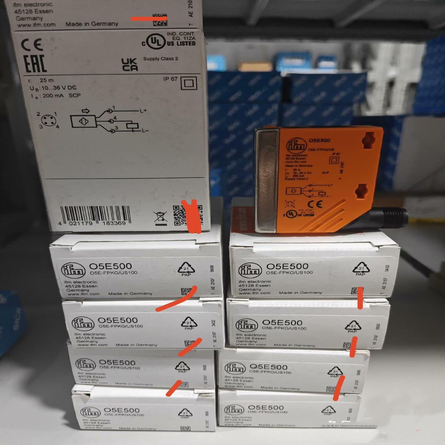 易福门光电传感器OGP200 OGP300 OGP500 O