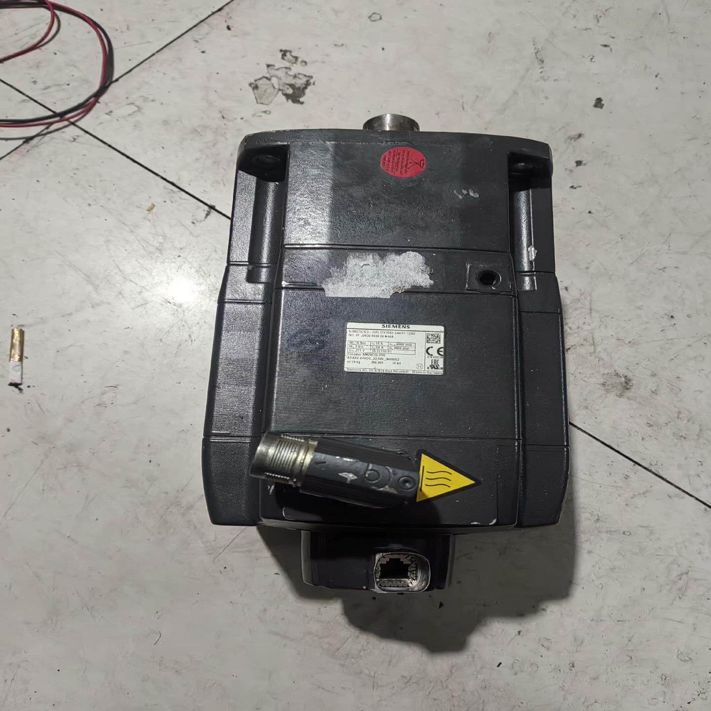 （设备配件）西门子伺服电机，1FK7083-2AH71-1CB0，品相图