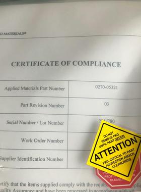 （设备配件）TOOL 0270 AMAT05321- CALIB LCF